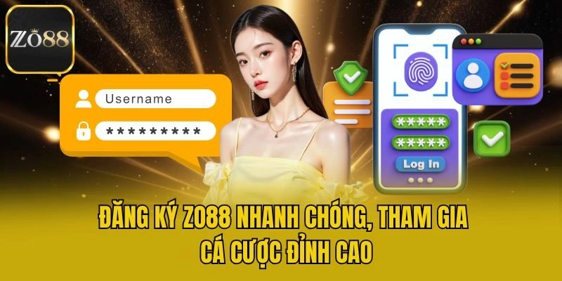 Đăng ký Zo88 nhanh chóng, tham gia cá cược đỉnh cao